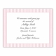 boatman geller seersucker pink small flat w/ ribbon flat notecard