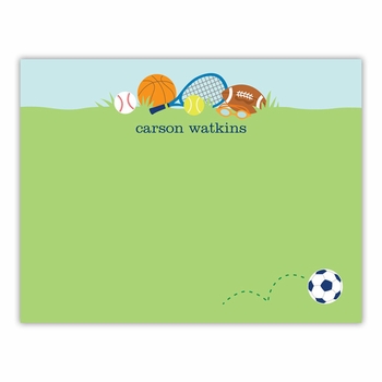 boatman geller sports boy small flat notecard