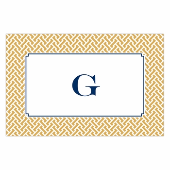 boatman geller stella gold disposable placemats