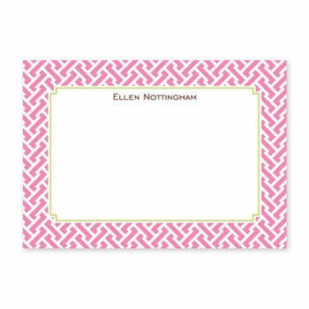 boatman geller stella pink large flat notecard