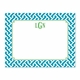 boatman geller stella turquoise small flat notecard