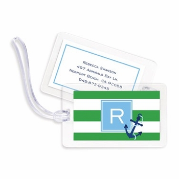 boatman geller stripe anchor bag tags