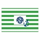 boatman geller stripe anchor disposable placemats