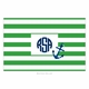 boatman geller stripe anchor placemat