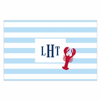 boatman geller stripe lobster disposable placemats