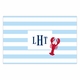 boatman geller stripe lobster disposable placemats