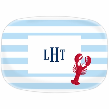 boatman geller stripe lobster platter