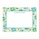 boatman geller suzani teal large flat notecard