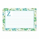 boatman geller suzani teal recipe card