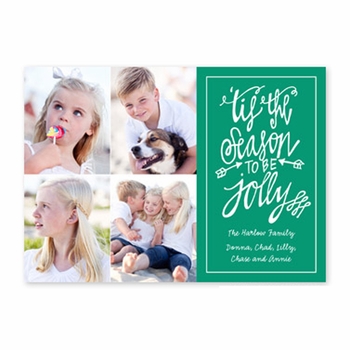 boatman geller tis the season emerald photocard