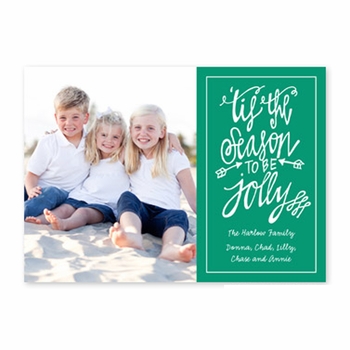 boatman geller tis the season emerald photocard