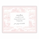 boatman geller toile pink small flat notecard