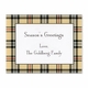 boatman geller town plaid calling card