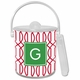 boatman geller trellis reverse cherry ice bucket