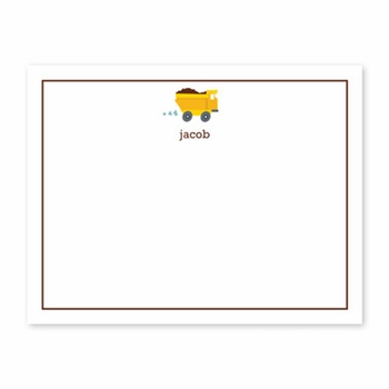 boatman geller truck small flat notecard
