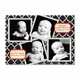 boatman geller vintage collage black photocard