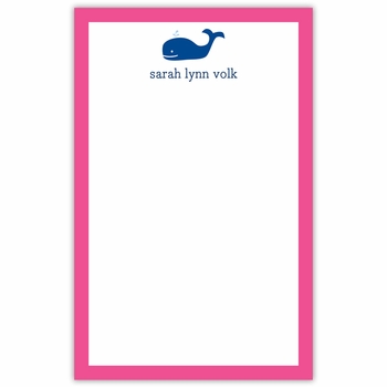 boatman geller whale navy notepad