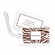 boatman geller zebra chocolate bag tags