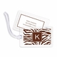 boatman geller zebra chocolate bag tags