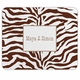 boatman geller zebra chocolate mouse pad
