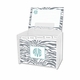 boatman geller zebra gray recipe box