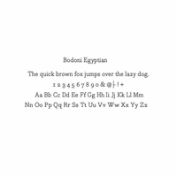 bodoni