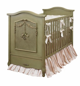 bonne nuit cherubini crib (versailles green)