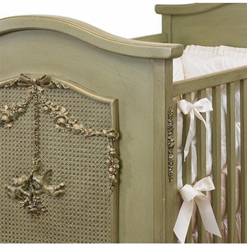 Bonne Nuit Cherubini Crib (Versailles Green)