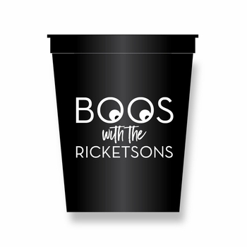 boo with you party cups - D35