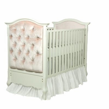 bordeaux paneled crib - majestic lilac mist