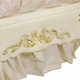 bordeaux paneled crib - majestic lilac mist