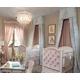 bordeaux paneled crib - majestic lilac mist