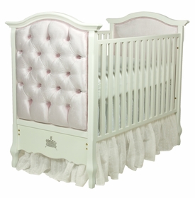 bordeaux paneled crib - majestic lilac mist