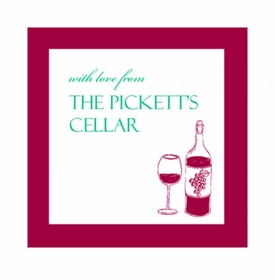 Bottle Wine Stickers