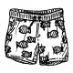 boy fish swimshorts