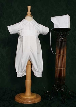 Boys Cotton Christening Coverall