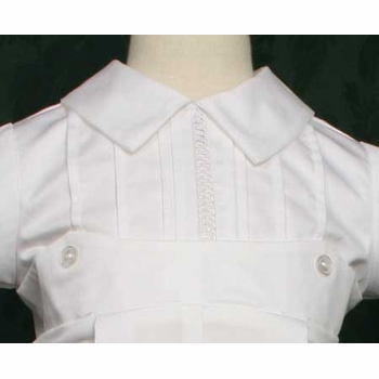 Boys Cotton Christening Coverall