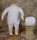 boys cotton smocked christening romper