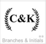 branches and initials