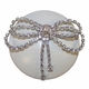 brilliant bow crystal drawer knob