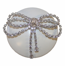 Brilliant Bow Crystal Drawer Knob