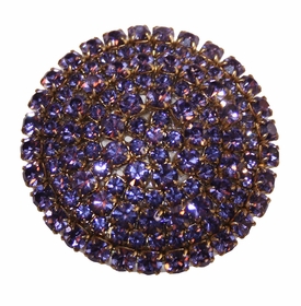 Brilliant Lavender Crystal Drawer Knob