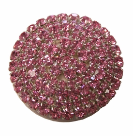 Brilliant Pink Crystal Drawer Knob