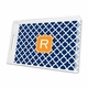 bristol tile navy lucite tray - large