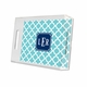 bristol tile teal lucite tray - small