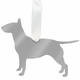 Bull Terrier Christmas Ornament - Gold