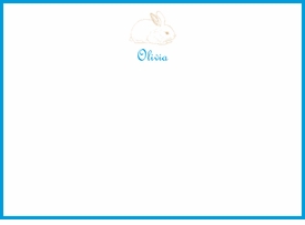 Bunny 2 Children's Stationery