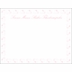 bunny border children's stationary