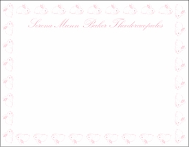 Bunny Border Children's Stationery