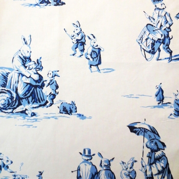 bunny business fabric